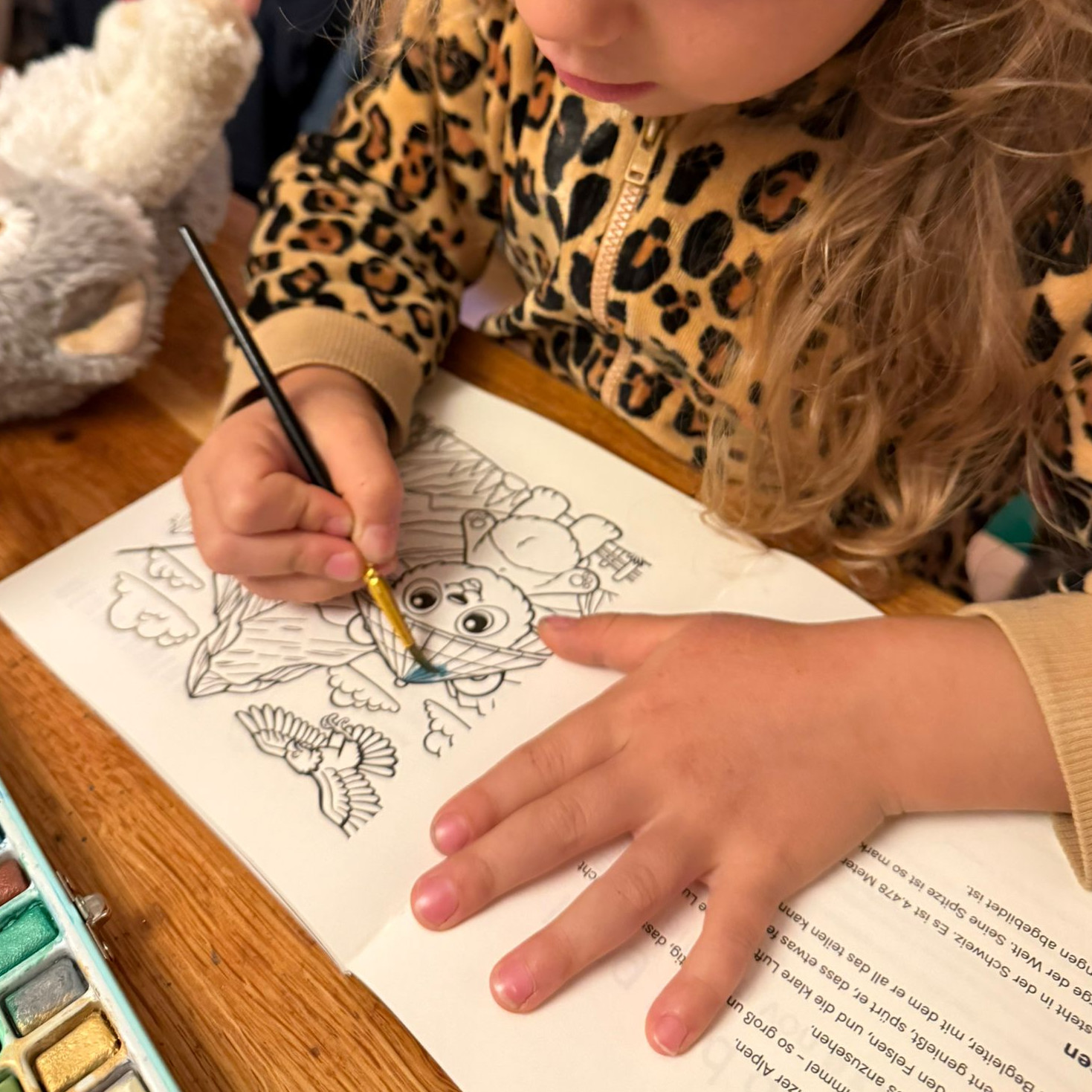 Ping und die Berge Malbuch – Bild 2