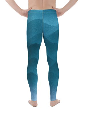 Herren-Leggings Fountain Blue – Bild 3