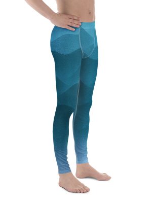 Herren-Leggings Fountain Blue – Bild 1