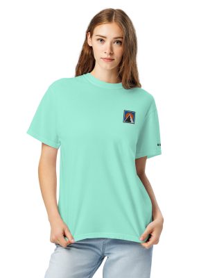 Unisex-Freizeit-T-Shirt Mountain – Bild 8
