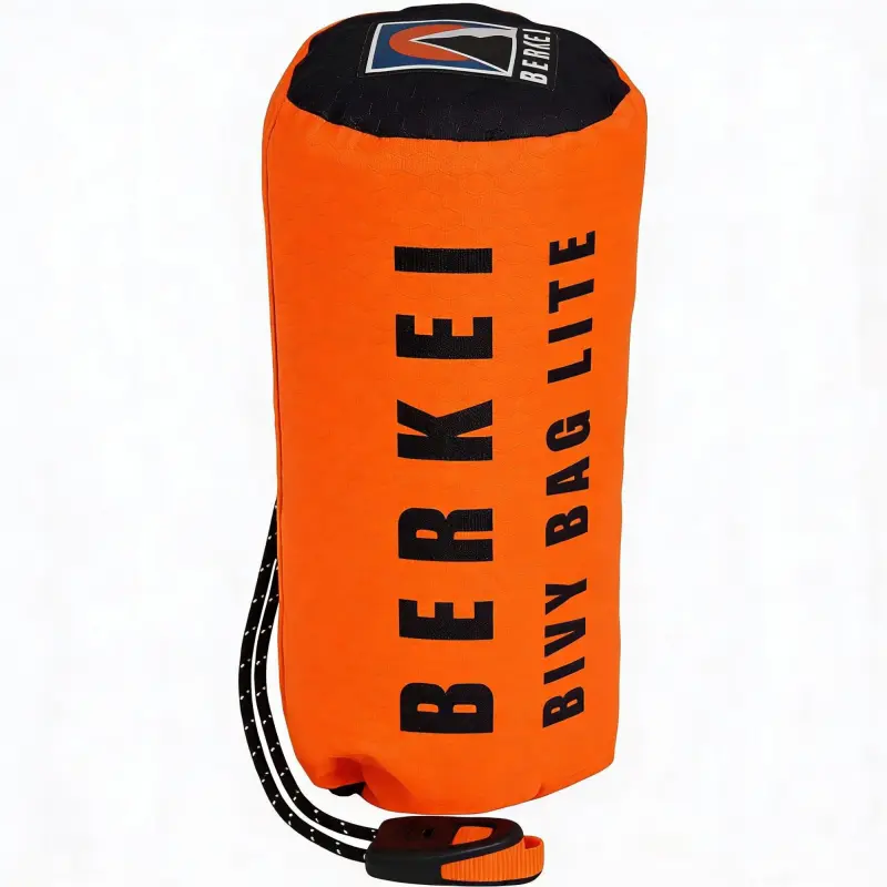 Leichter BERKEI Biwacksack Bivy Bag Lite in leuchtendem Orange für Outdoor-Abenteuer