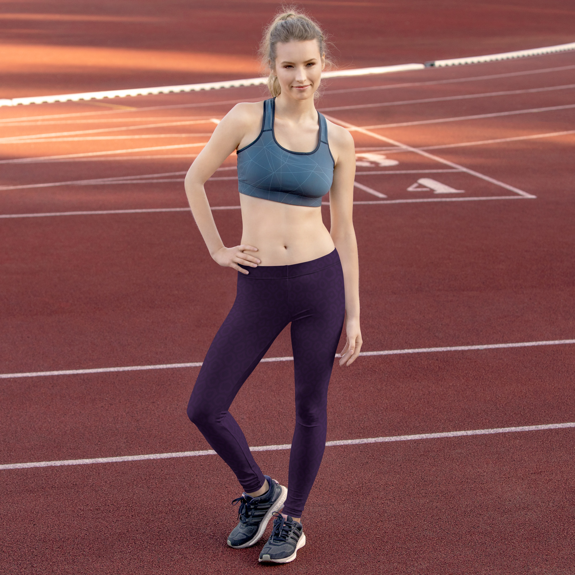 Leggings Purple Leo – Bild 2