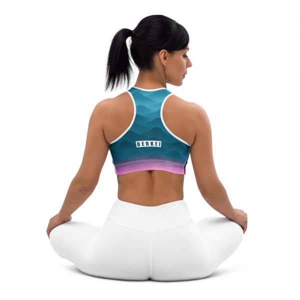 Sport-BH Fountain Blue gepolstert