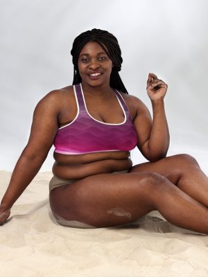 Sport-BH Hazy Purple gepolstert – Bild 3