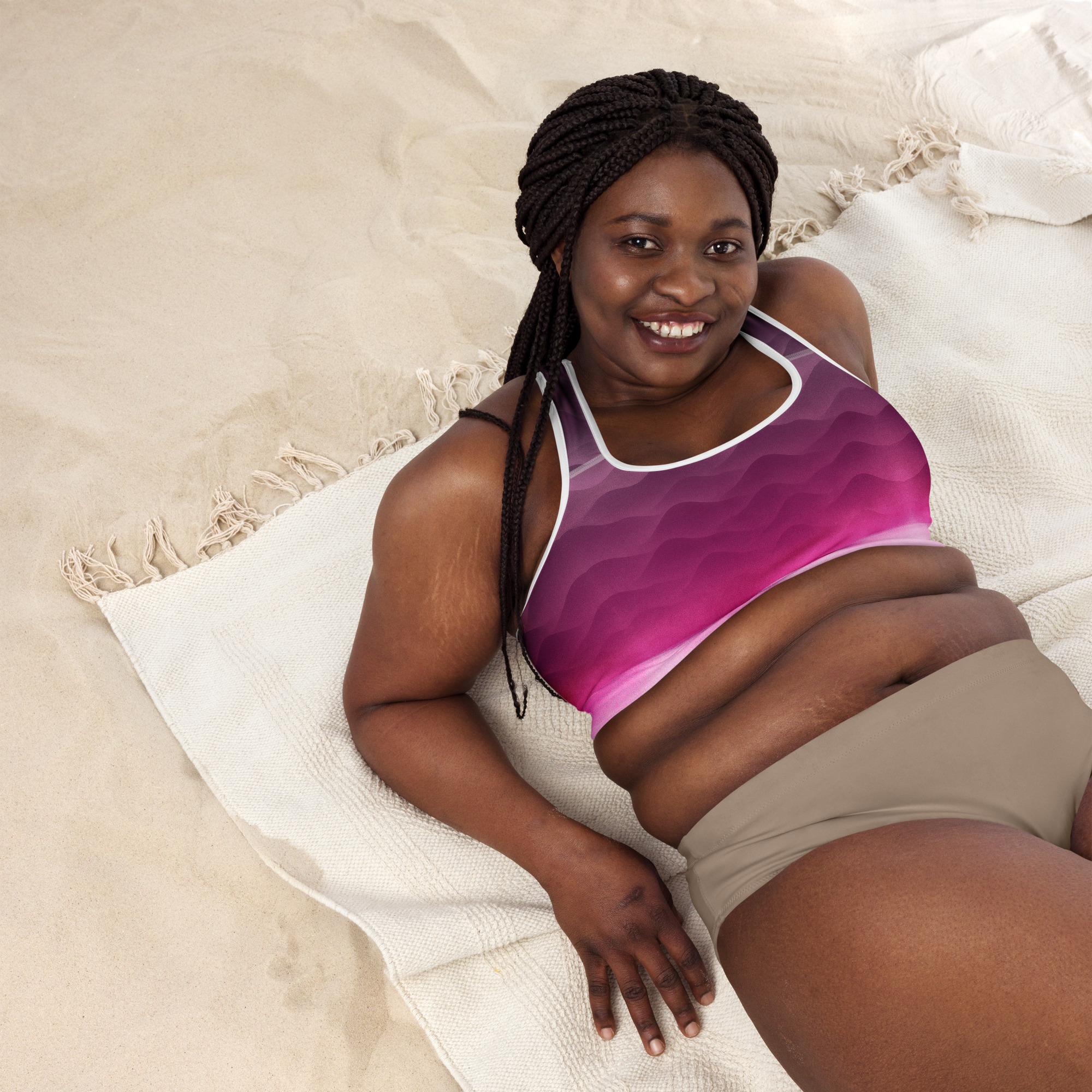 Sport-BH Hazy Purple gepolstert – Bild 19