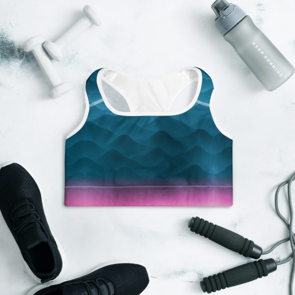 Sport-BH Fountain Blue gepolstert