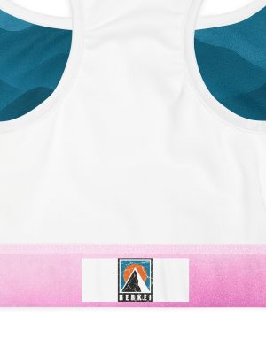 Sport-BH Fountain Blue gepolstert – Bild 7