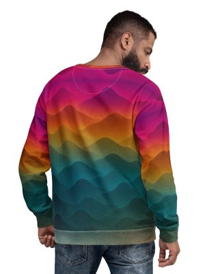 Pullover Forest Sunrise unisex – Bild 4