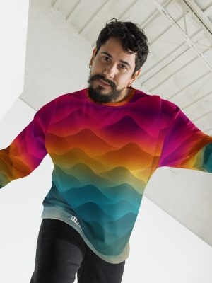 Pullover Forest Sunrise unisex – Bild 5