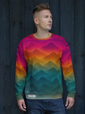 Pullover Forest Sunrise unisex – Bild 1