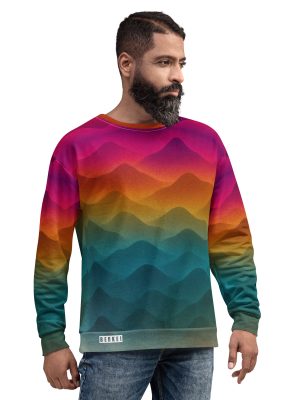 Pullover Forest Sunrise unisex – Bild 6