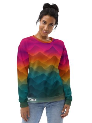 Pullover Forest Sunrise unisex – Bild 7