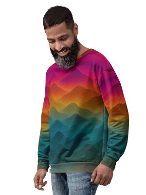 Pullover Forest Sunrise unisex – Bild 3