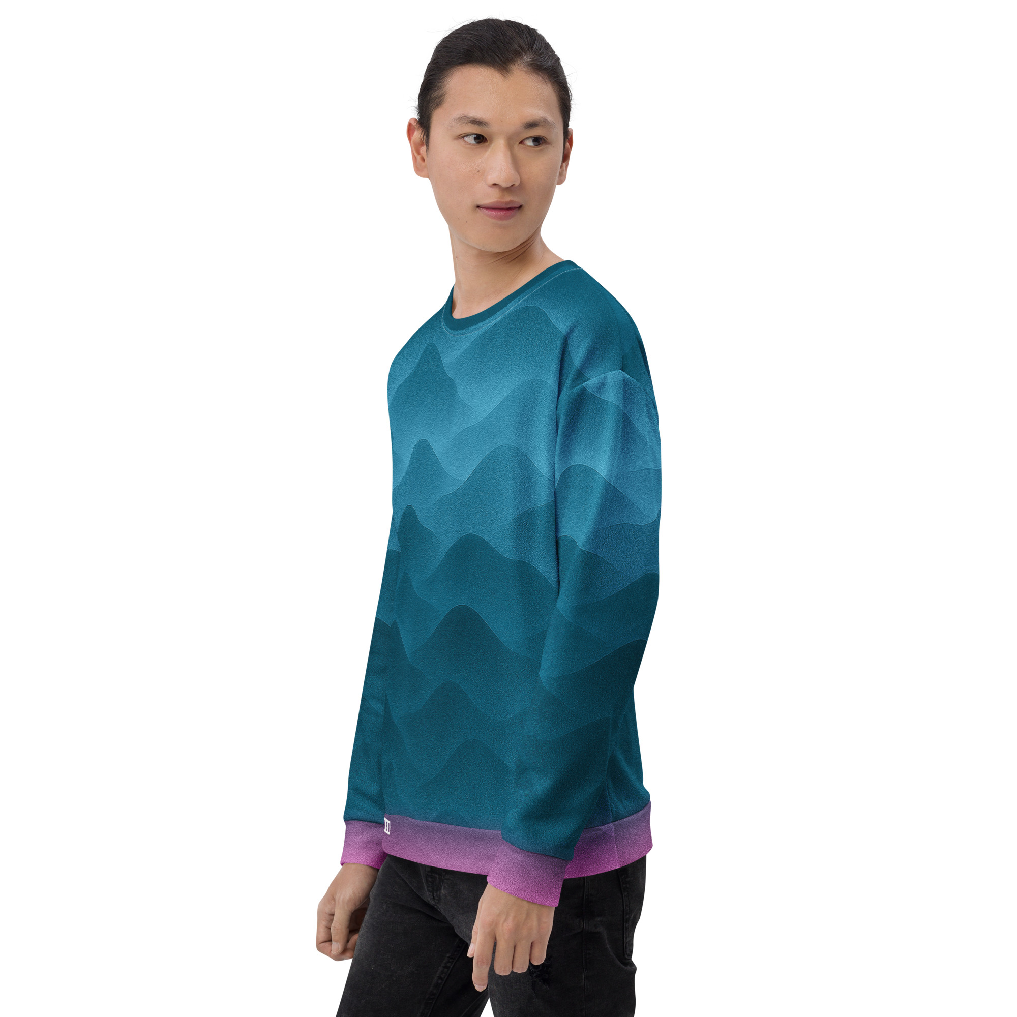 Pullover Fountain Blue Unisex – Bild 3