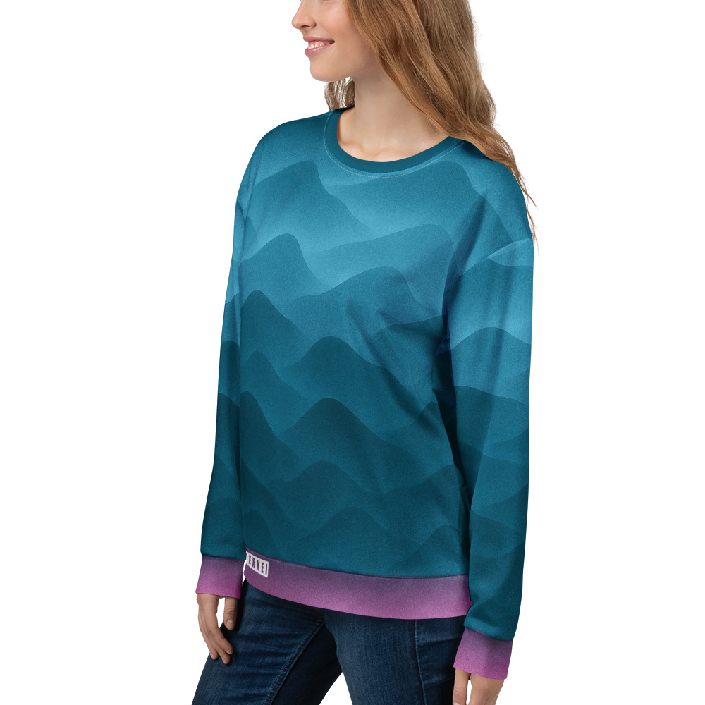Pullover Fountain Blue Unisex – Bild 5