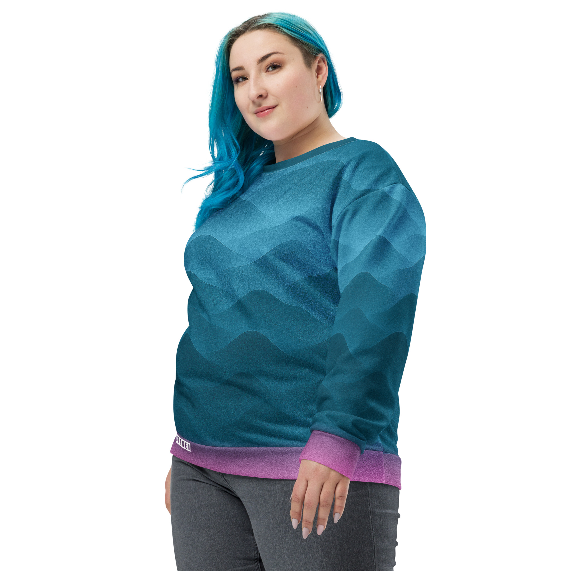 Pullover Fountain Blue Unisex – Bild 11