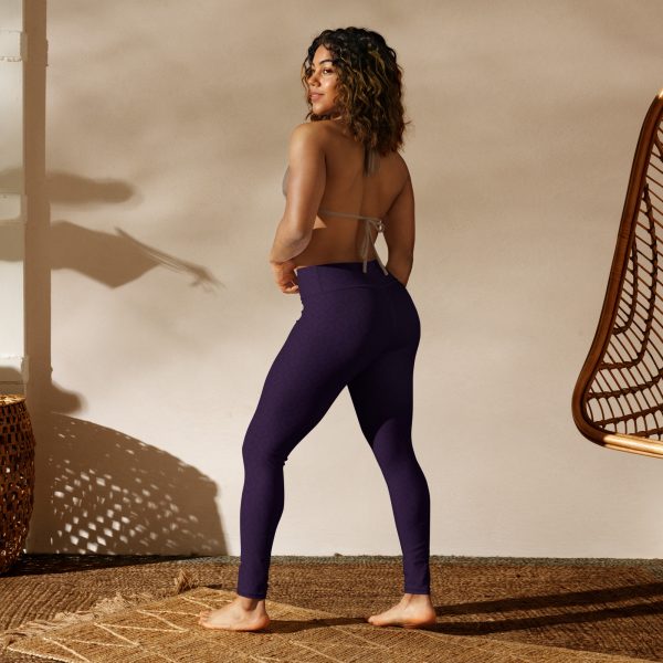 Leggings Purple Leo Yoga