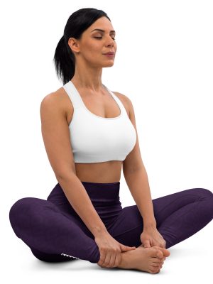 Leggings Purple Leo Yoga – Bild 5