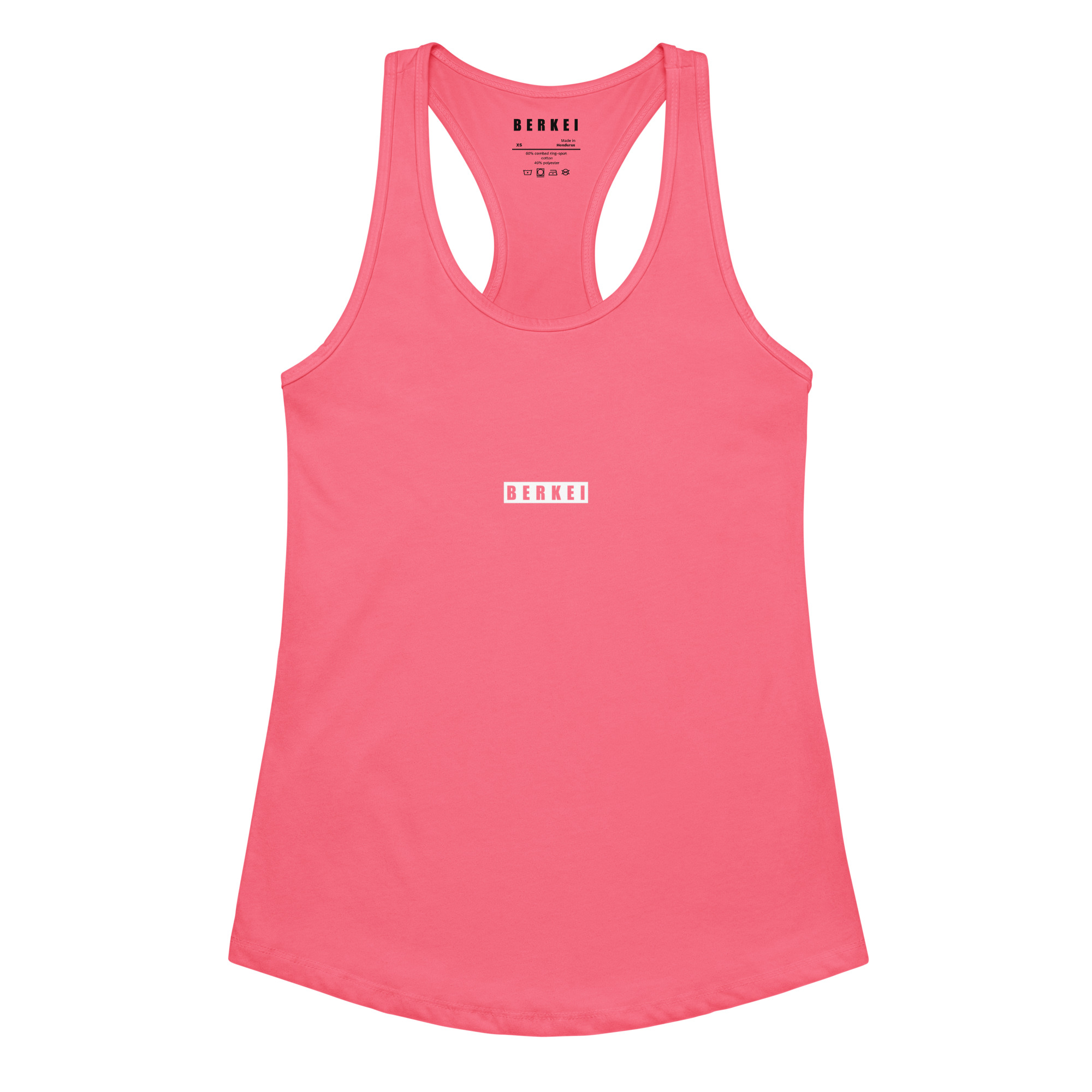 Bequemes pinkes BERKEI Racerback-Tanktop, ideal für Sport und Freizeit