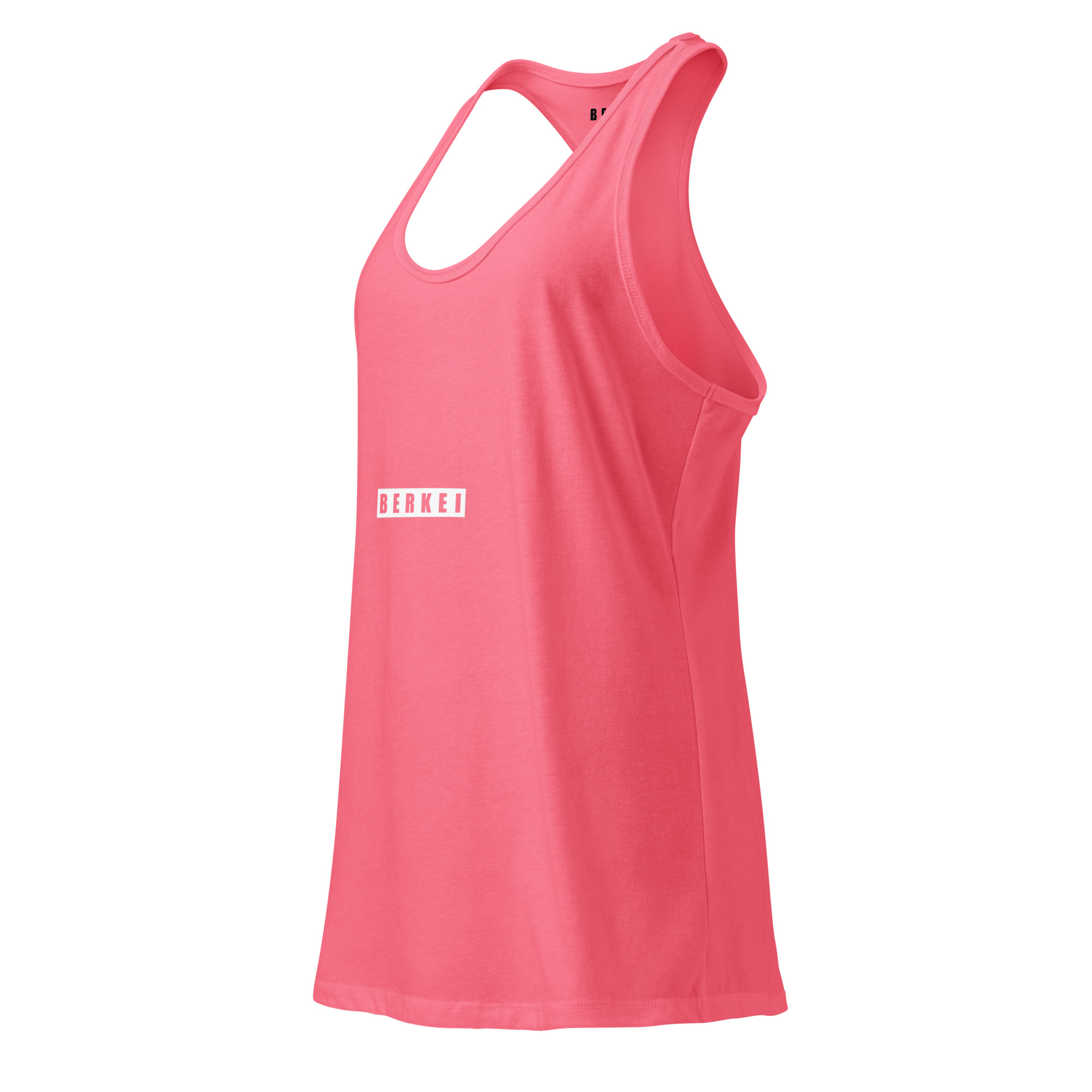 Rosa BERKEI Racerback-Tanktop im sportlichen Stil, ideal für Training und Freizeit