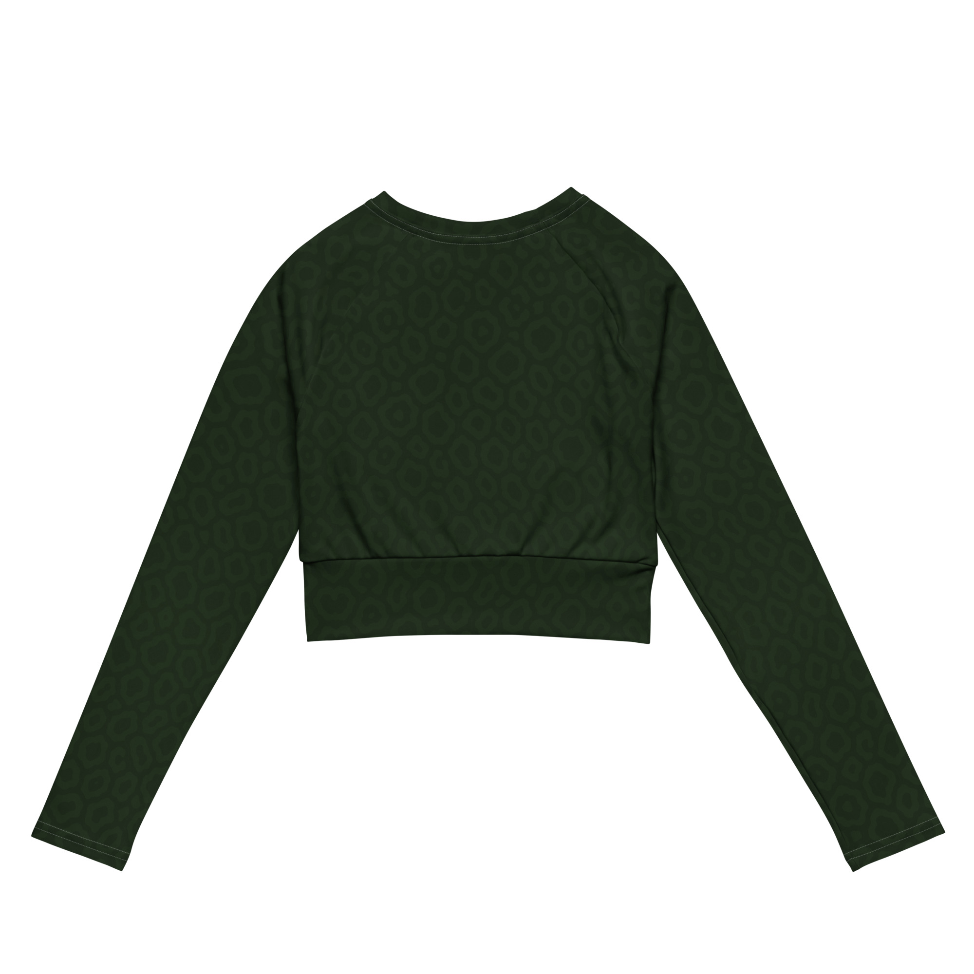 Damen Crop Top von BERKEI im Forest Leo Design, bequem und stylisch für Freizeitaktivitäten.