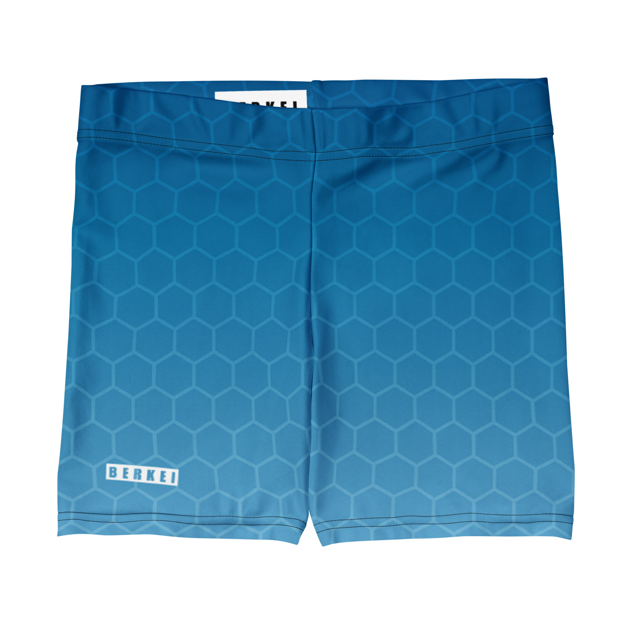 Gemusterte BERKEI Shorts in Blau für sportliche Aktivitäten im Freien