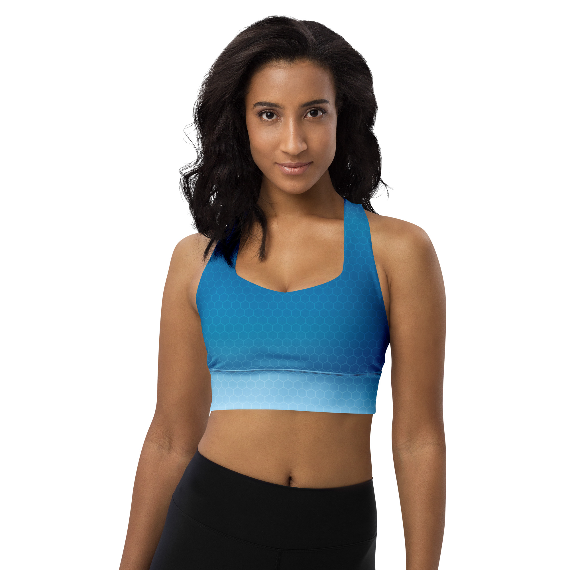 BELKEI Sport-BH Blue Gear für hochintensives Training, Fashion in blauen Farbtönen.