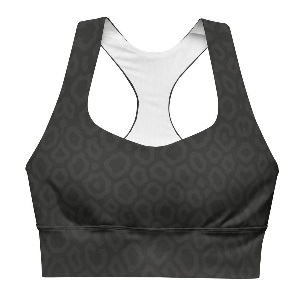 Sport-BH Midnight Leo von BERKEI in elegantem Animal-Print für hohen Tragekomfort