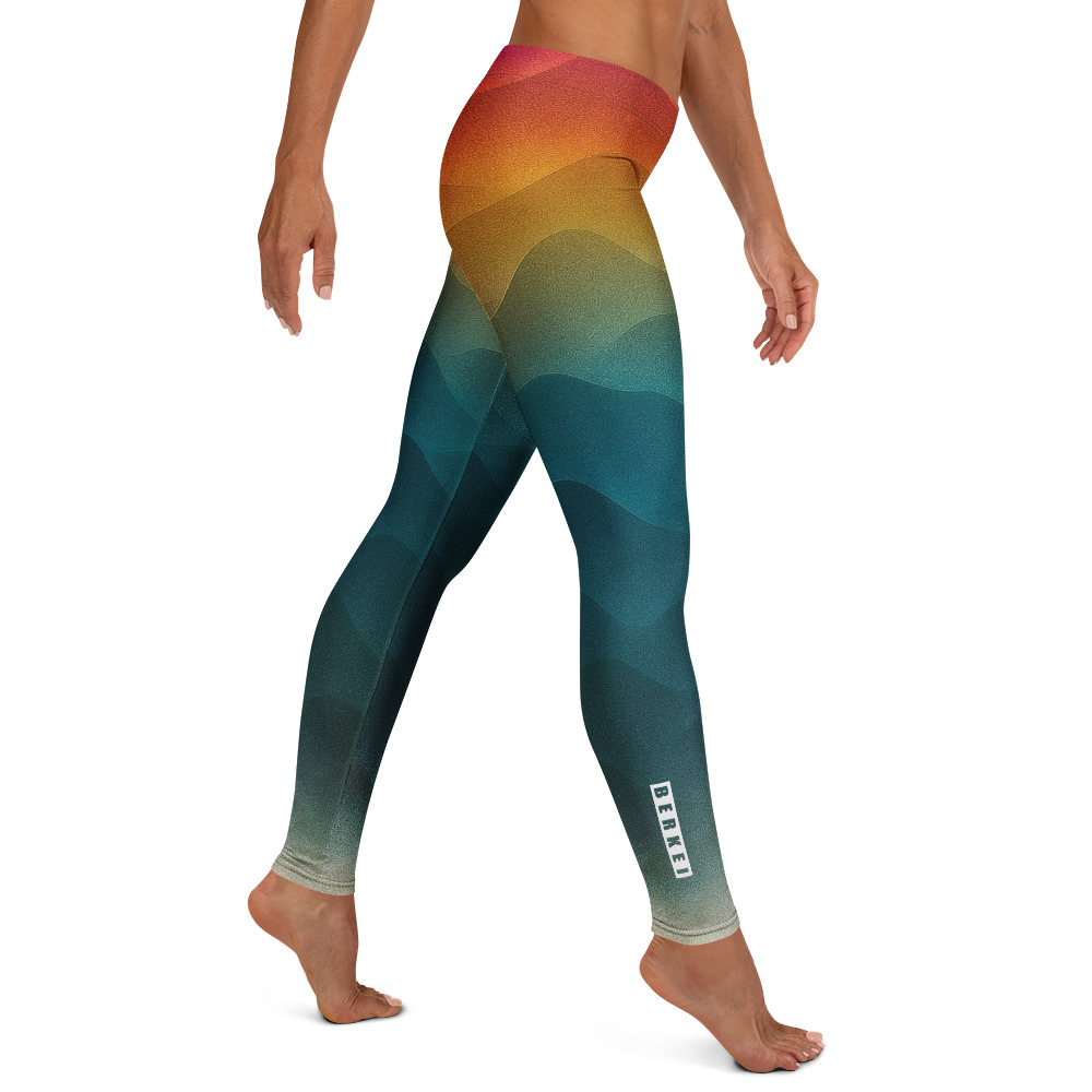 BERKEI Trail Leggings Forest Sunrise