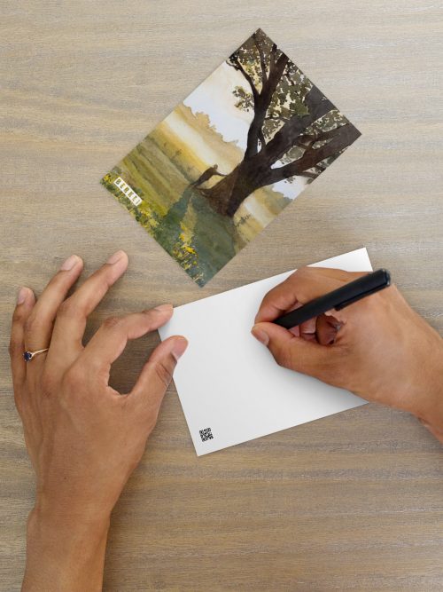 Berkei Postkarte Baumfreund mit einer schönen Baumlandschaft, Beschreibung hinzufügen