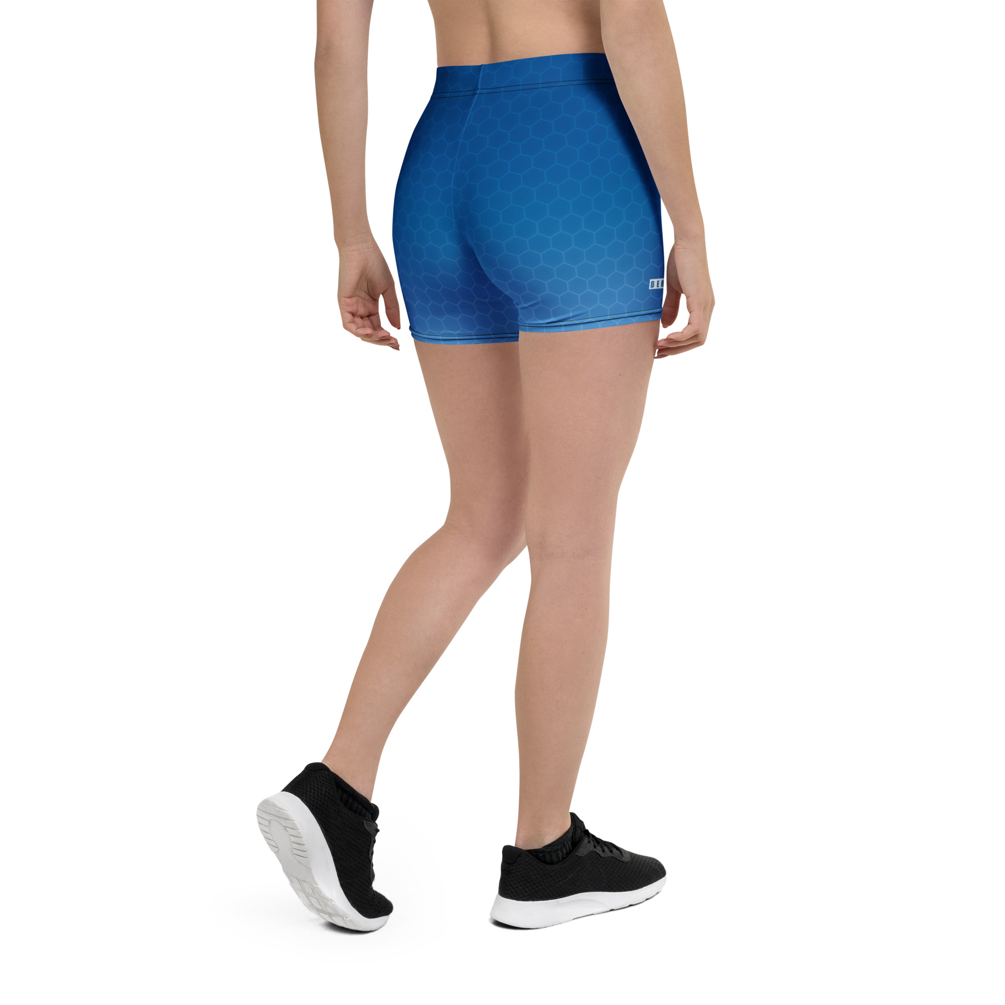 Sportliche BERKEI Shorts Blue Gear in blauem Design für aktive Frauen