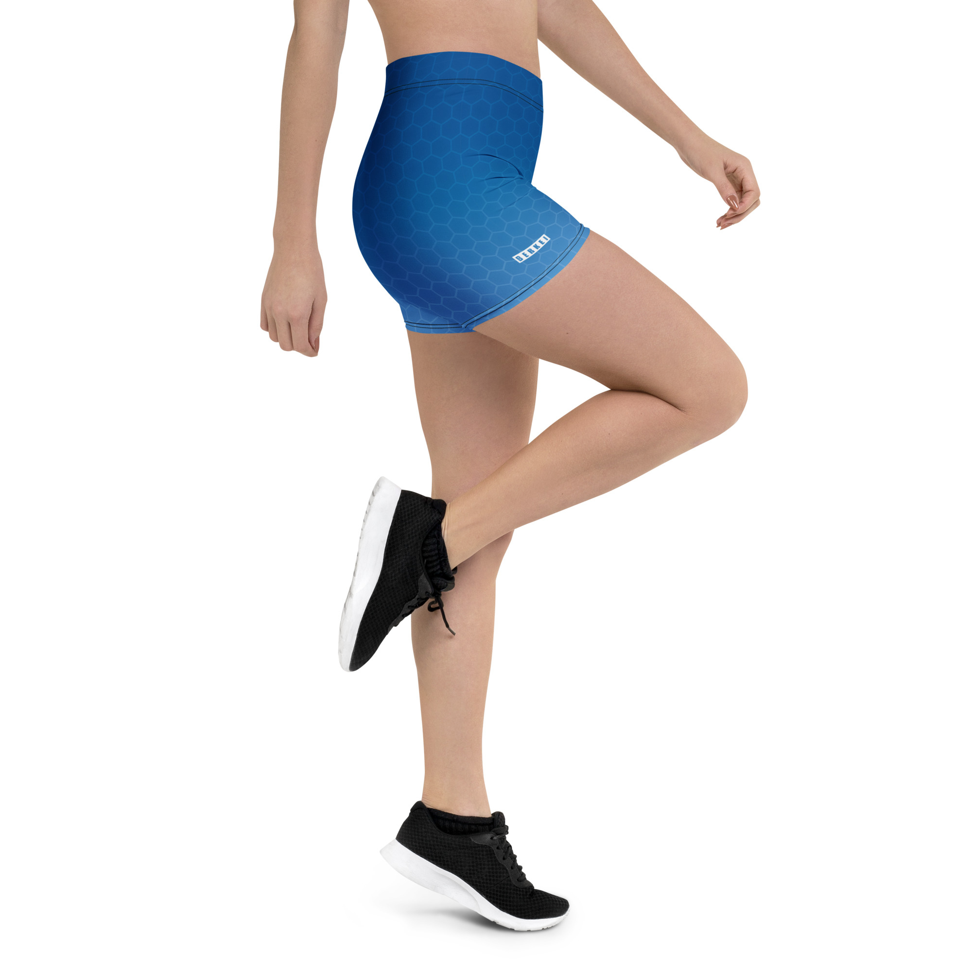 Sportliche BERKEI Shorts Blue Gear in blau, ideal für Aktivitäten und Fitness.
