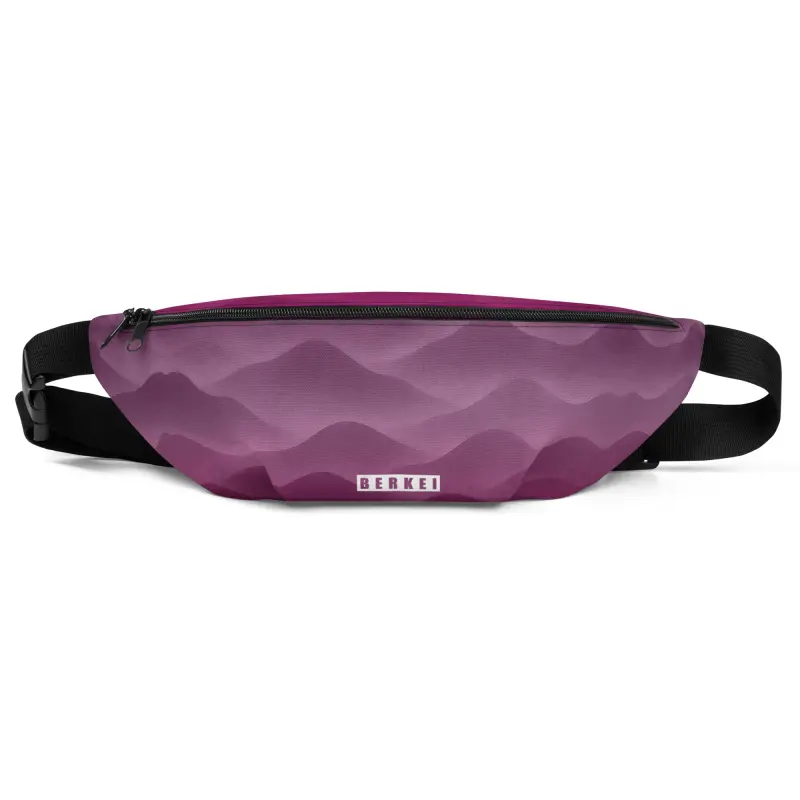 BERKEI Hip Pack Hazy Purple im minimalistischen Design mit sanften Wellenmustern