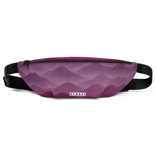 BERKEI Hip Pack Hazy Purple im minimalistischen Design mit sanften Wellenmustern