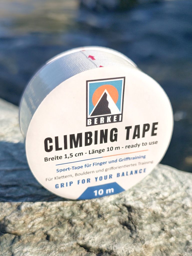 BERKEI Climbing Tape, Sport-Tape für Klettern und Grifftraining auf Steinoberfläche